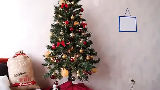 Noel Ağacını Canlı Dekore Ediyor