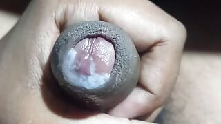 Indian black big dick cumshot masturbation