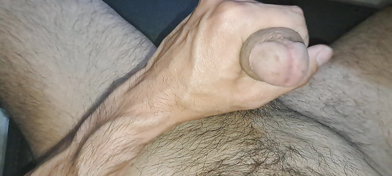 Cumshot control while watching porn.