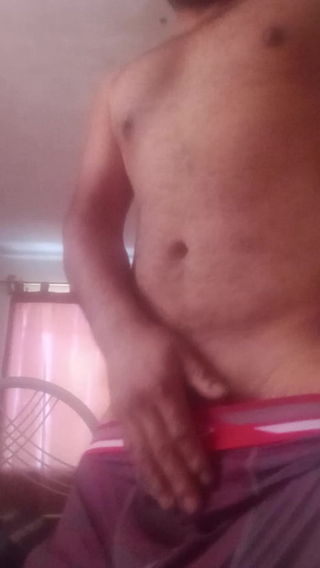 Erotic dance with masturbation