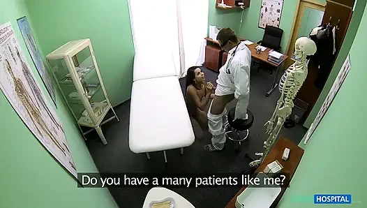 Student Gets a Full Body Checkup and a Creampie Surprise