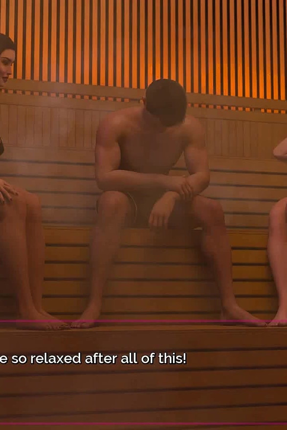 Shut up and dance: hot tub and sauna with sexy girls ep 54
