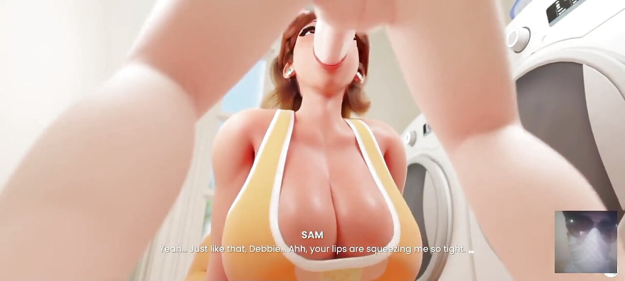 Step-mom Daisy From Mario Sees My Hard Dick and Offer Me to Suck It!!