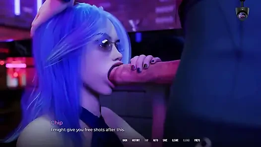 Dalam keamanan: cewek cantik nyepong bartender saat dia lagi di kantor - episode 28