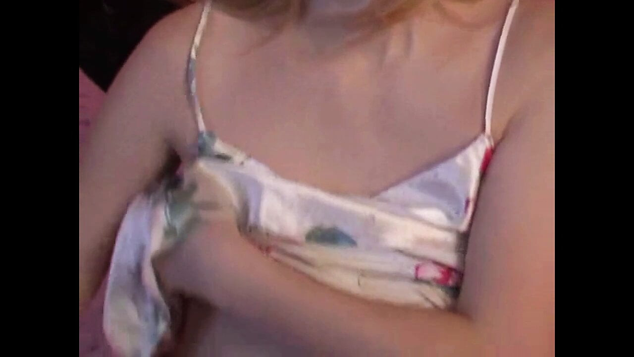 Teen Blonde Masturbates Pussy with Dildo and Sex toy