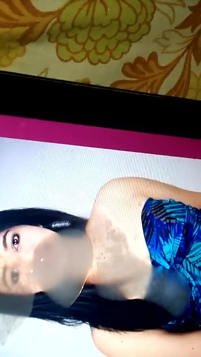 Stunning moment from "Poonam Bajwa Sticky Cum tribute"