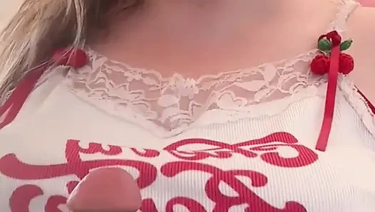 WICHsanleitung von neckender, verführerischer MILf mit großen, schweren möpsen