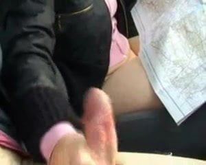 handjob in car