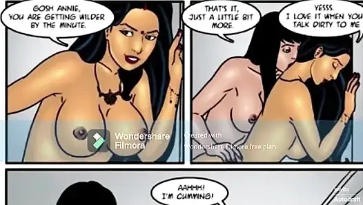 Savita bhabhi aur annie ki gaand faad chudai.