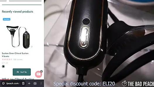 9 aylık hamile kız yeni klitoris emicisini deniyor!