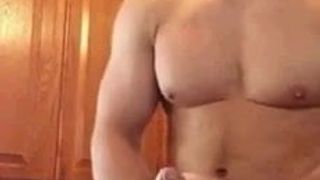HOT MUSCLE STUD MOANS OUT A NICE LOAD