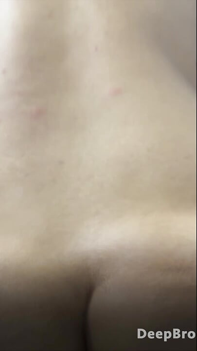 She rides me with perfect ass movements until I cum deep inside her