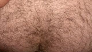 Fucking bareback my regular hairy buddy