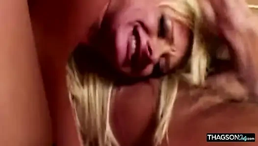 Blonde MILF's Rosebud Prolapse Dripping After Intense Anal