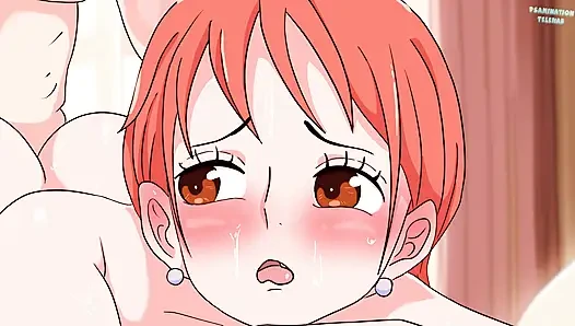 Nami webcam girl !One Piece hentai (porn anime sex )4K 2026