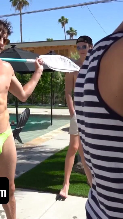 FamilyDick - Wholesome Backyard Pool Party That Turns Into Gangbang Fun By The Pool | Clip 1