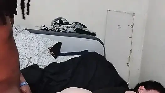 Arkadan çekimler amının derinliklerinde biraz nite!