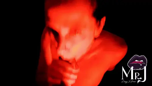 Nyx and MrJ... under a red light