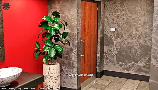 Cheating Wife Lady Officer Having Fun With Alex In Toilet