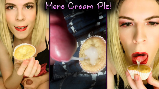 Cumming en cupcake y comiéndolo joi cum countdown jessica bloom