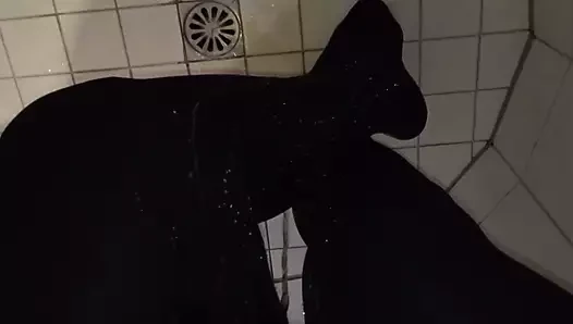 külotlu çorap pissing