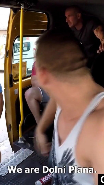 Spectacular moment from "Married Busty MILF GangBanged in Bus"
