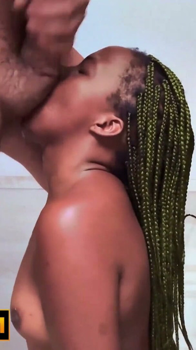 This PETITE EBONY TEEN begged me for America... bent over my table and milked every inch | Clip 3