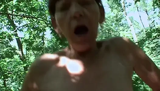 Sexy cock hungry granny with natural tits takes a nice hard cock in her hot tight wet pussy