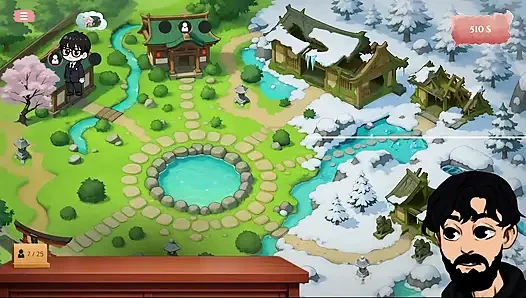 Monstergirls Onsen, hentai-spiel, wir mögen eine kalte geile milf teil 3