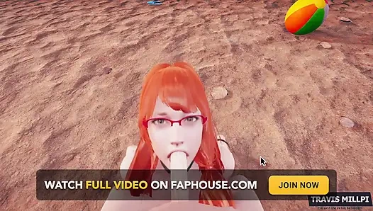 Day of Beach: Nudity Beach with Redhead Stepsister