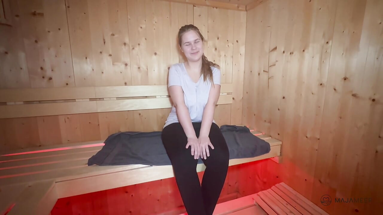 Hot Surprise Moment in the Sauna