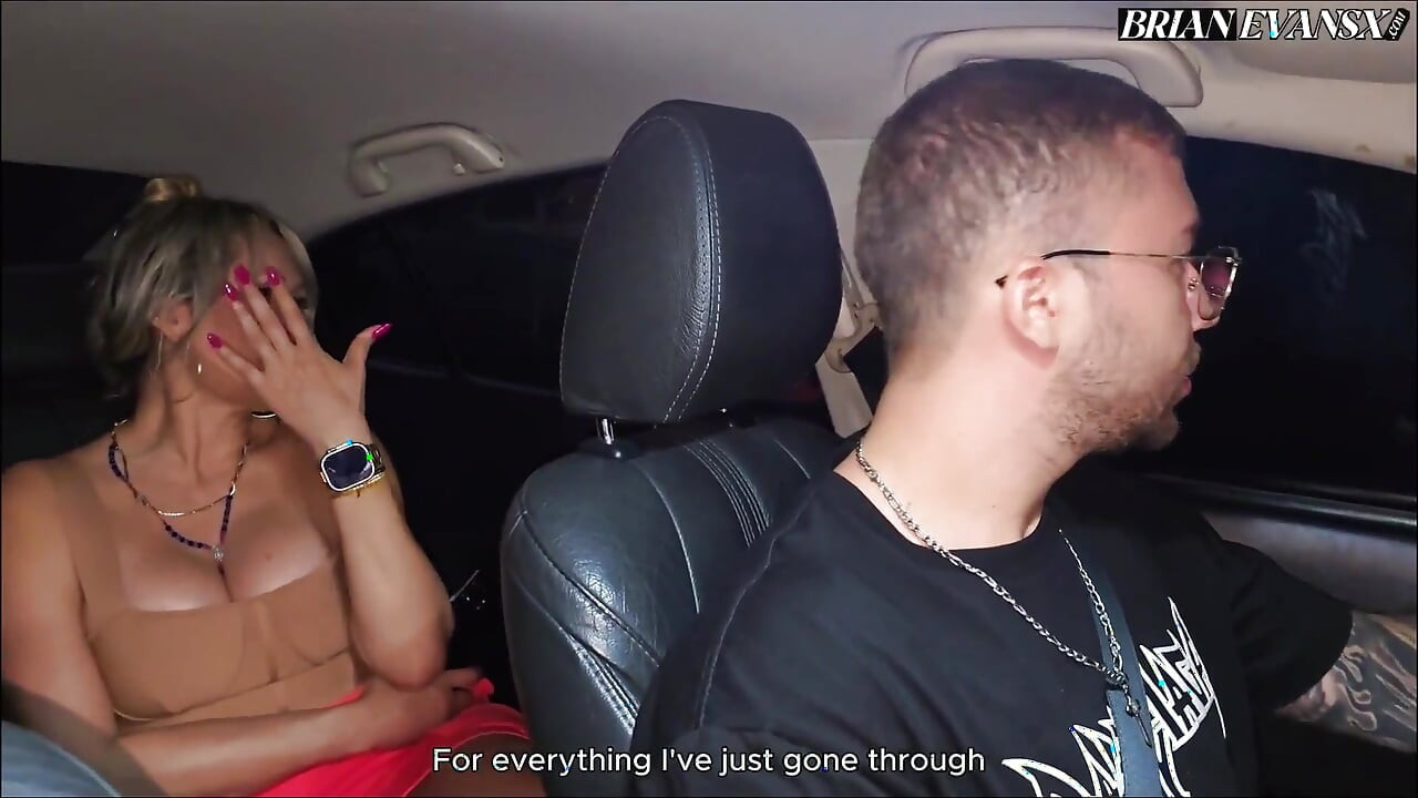 Mature Colombian Blonde Monique Fuentes, Fucks Her Driver in the Car - Brian Evansx