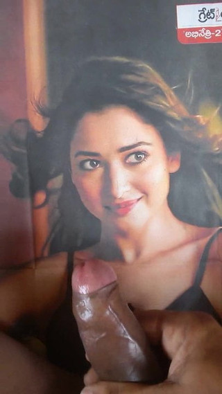 Cum and piss tribute to Tamanna