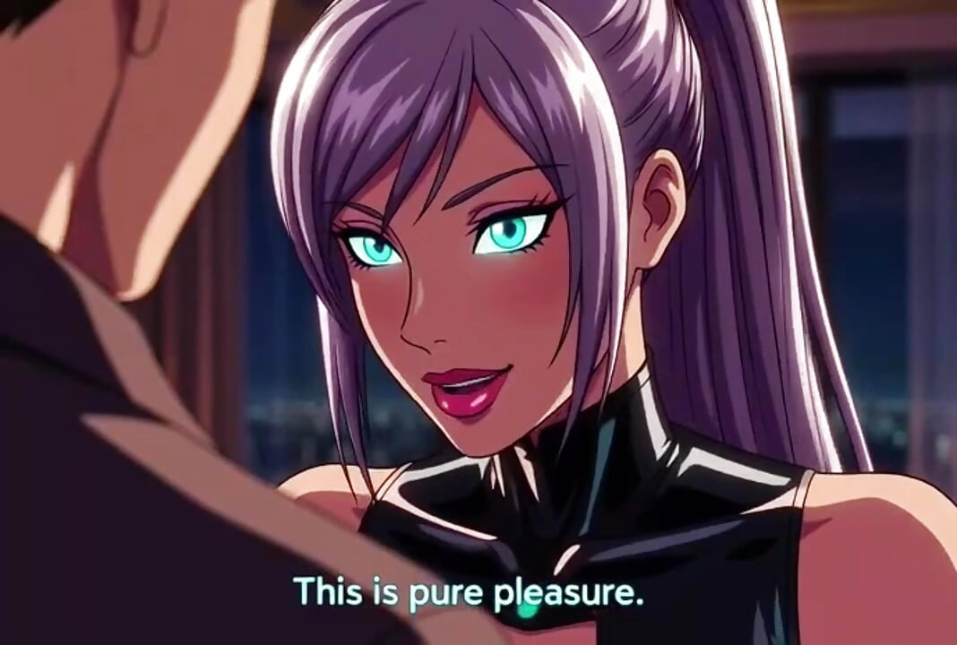 Deadly Cyborg Assassin Nova uwodzi i miele jej cel Zwycięzca w luksusowym penthouse Hot 3D Anime Passion
