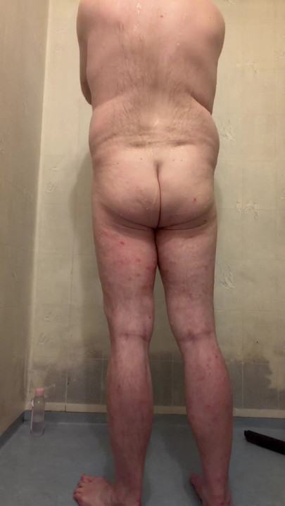 ASMR Man taking ordinary shower | Clip 1