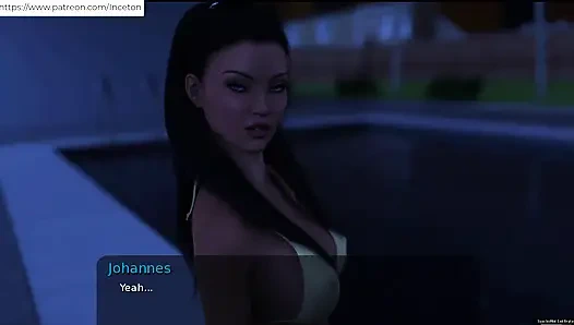 Summer with Mia - ngocok kontol di kolam renang