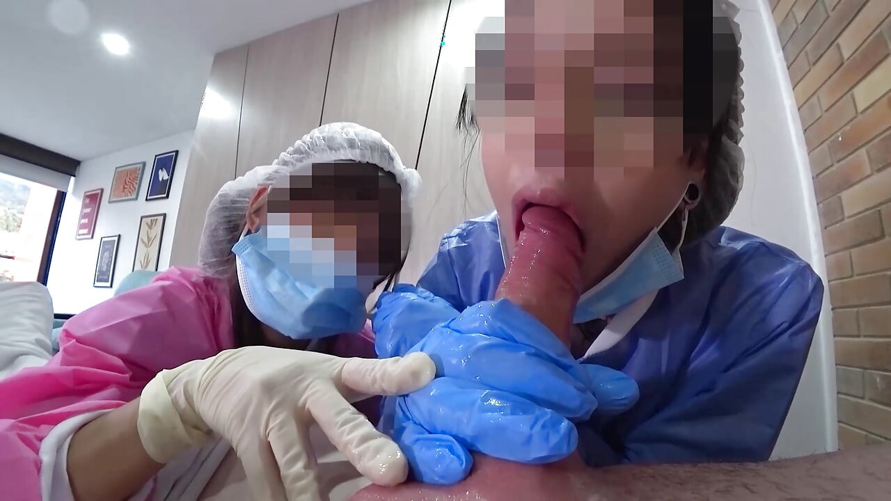 Dvě sestřičky se rozhodly vyzkoušet mého nového ptáka v praxi v nemocnici