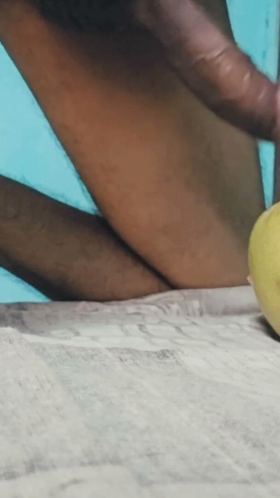 A Horny Fit  Guy Dig a Juicy Melon Badly, Made It's hole lose . Huge  Moaning  Until Cum On It | Clip 1