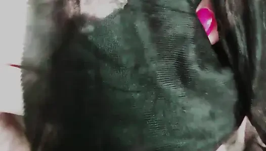 Pressed into my nylon submission