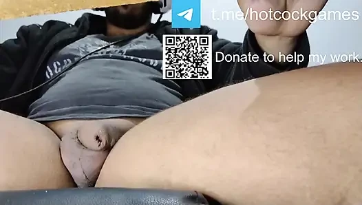 Masturbating While Playing Lost in Nightmares - Chris Redfield Big Erect Cock