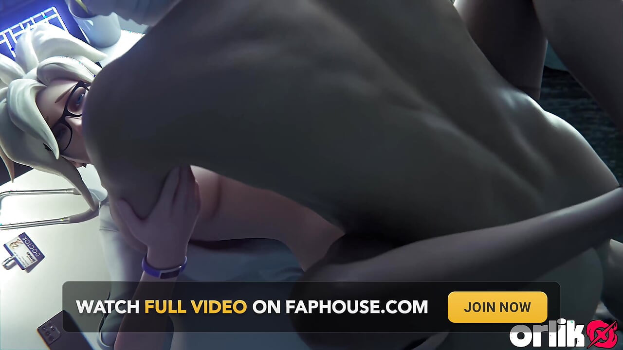 Tohtori Mercy nai potilastaan ja ottaa massiivisen spermakuorman - Overwatch 3D