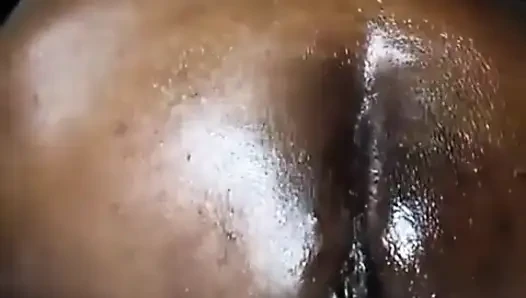 Ebony Suga BBW Fucks Herself with 9 Inch Toy