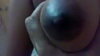 Hand job from a Busty desi babe