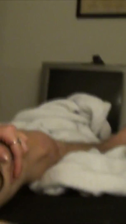 We run into the bedroom I hold the camera while he pounds me missionary. I suck my juices of his cock until he cums in… | Clip 1
