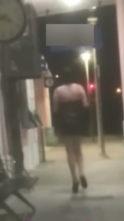 train station slutwalk public whore exposed compilation | Clip 1