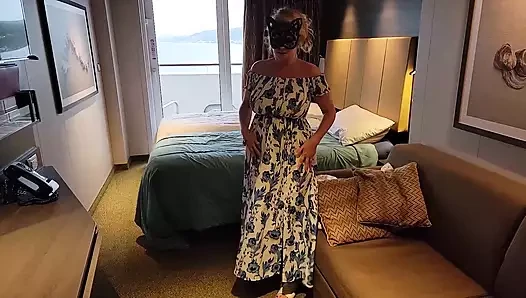Dirty CUM SLUT Sucks and Jerks BIG Cock Dry  Huge TITTED Mature Stepmom Mistress Thursday Loves guzzling his Massive Cum Loads