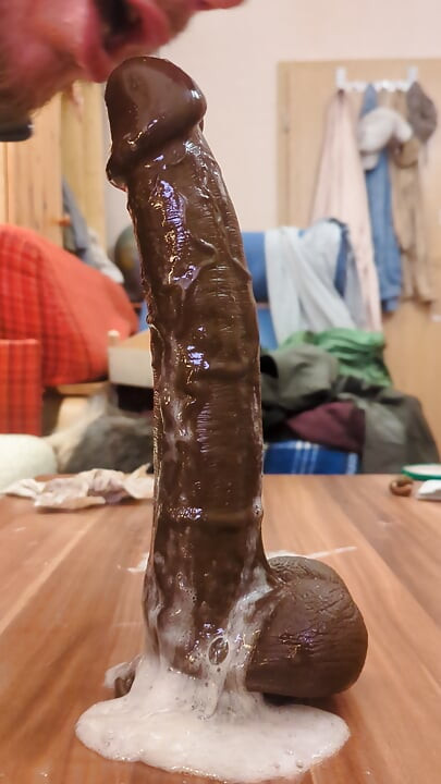 One of my early dildo deepthroat video
