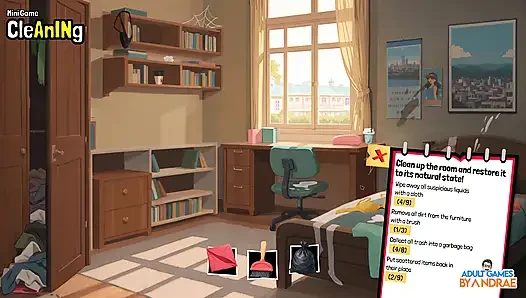 Gameplay rumah futa femboy bagian 1 - memulai kehidupan di kampus seni ajaib