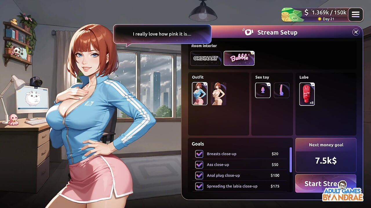Ep5: My Waifu's Stream Is Going Viral, Roxanne's Costume Shop & Streaming Upgrade