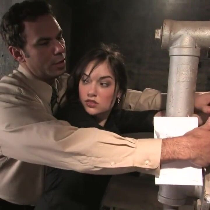 Sasha Grey's 1st time bound